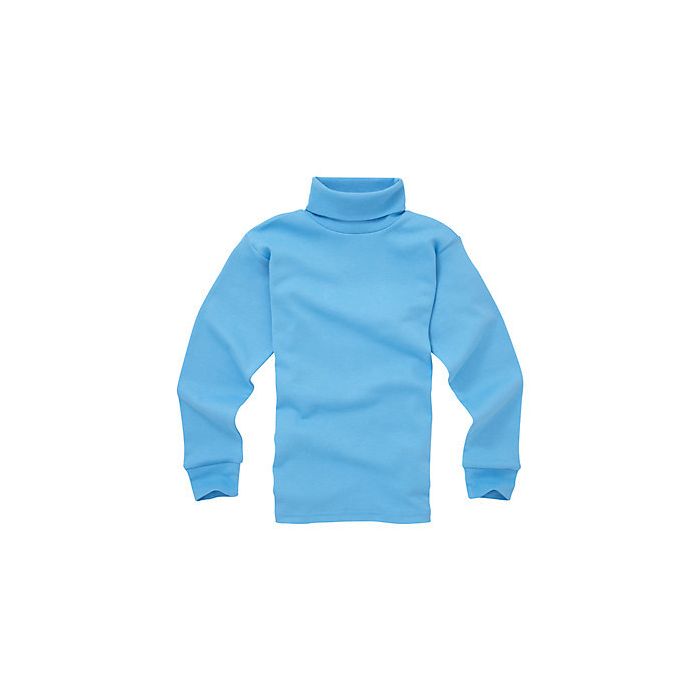 SKY BLUE ROLL NECK 