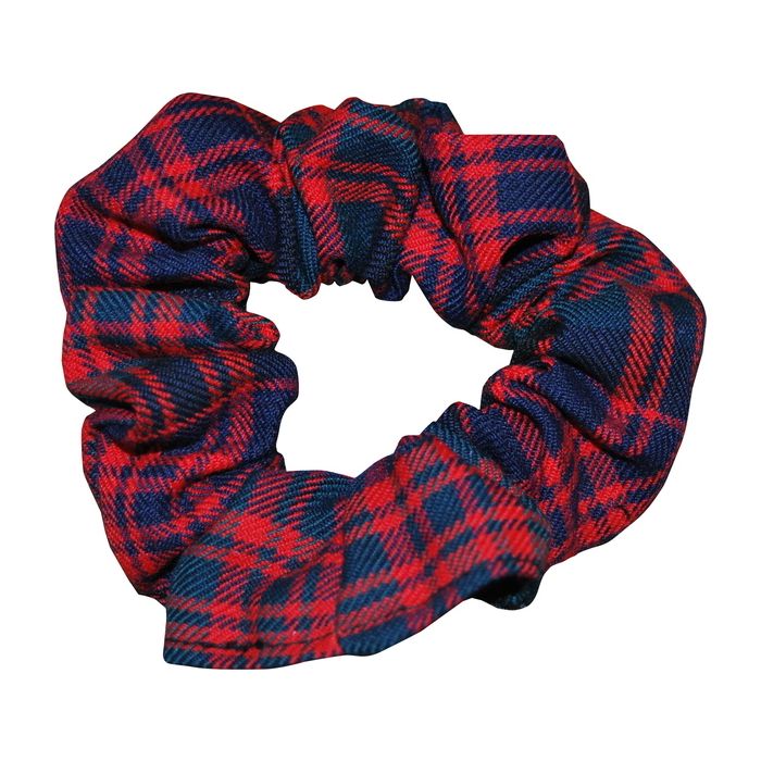 ST GEORGE'S TARTAN SCRUNCHIE